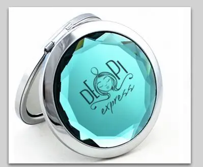 

FREE SHIPPING to Panama+Bridal Shower Favors Light Blue Crystal Pocket Mirror Personalized Compact Mirrors+300pcs/LOT