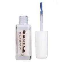 1 шт белый лак для ногтей Клей для звездной фольги наклейки 10 мл для нейл-арта Переводные советы Женская мода женская мода нейл-арта