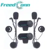 FreedConn-Intercomunicador con Bluetooth para casco de motocicleta, dispositivo de comunicación con Radio FM, TCOM-OS, sistema operativo T-COM, 100m ► Foto 2/6