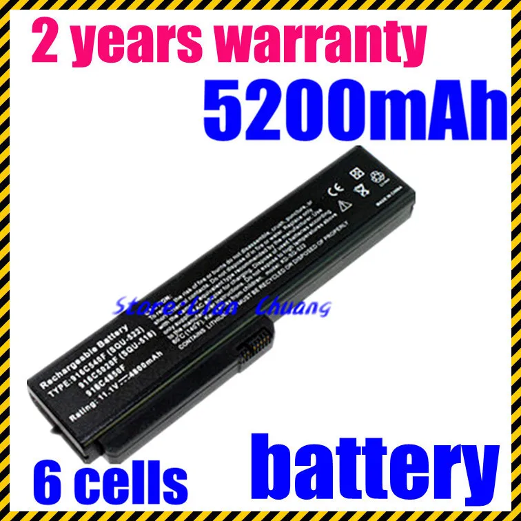 4400 мАч 6 ячеек аккумулятор для Fujitsu Amilo Si1520 Pro V3205 SQU-518 SQU-522