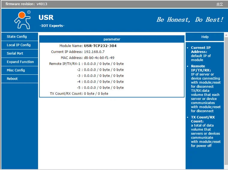 Промышленные серийный RS485 к IP TCP Ethernet модуля преобразователя сервер с Встроенный веб-страницы DHCP DNS поддерживается USR-TCP232-304Q061