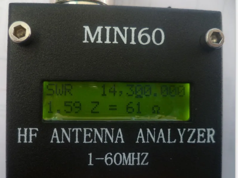 Мини HF ANT SWR антенна анализатор SARK100 для радиолюбителей