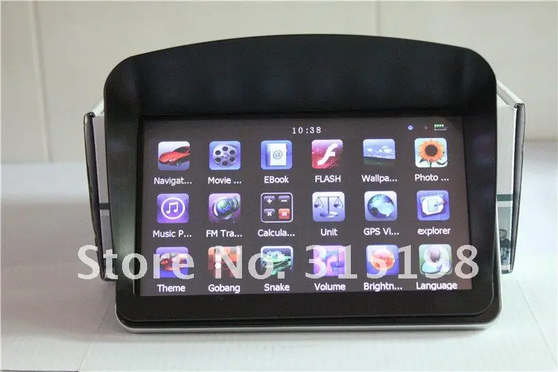 FREE SHIPPING! universal sunshade sunshine shield for 7 inch car GPS navigation
