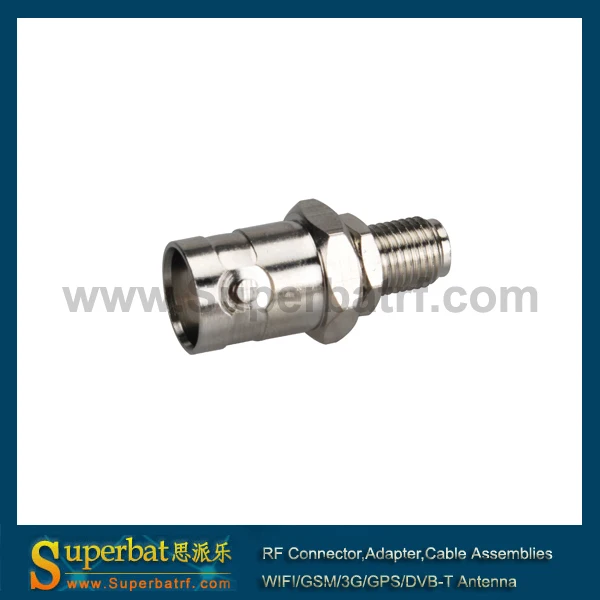 Superbat внутренний разъем SMA Bulkhead к BNC Jack РЧ коаксиальный разъем адаптеры прямой никель
