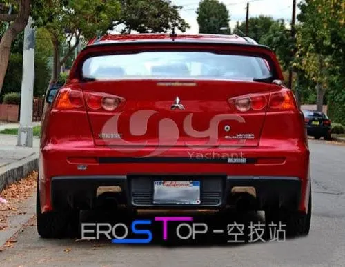 VTX углеродное волокно стиль Гурни лоскут подходит для 2008-2012 Mitsubishi Lancer EVO X Evo 10