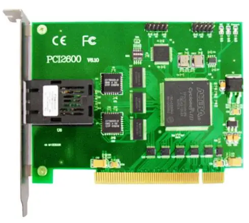 Оптоволоконная Коммуникационная карта PCI Full-duplex 200 Мбит/с функцией чтения и записи плотины 30 км VC VB C++ Builder Delphi Labview