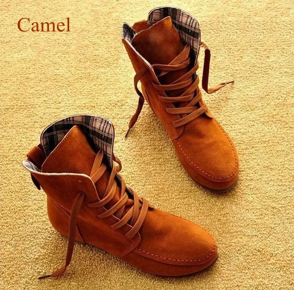 Повседневная обувь; Прямая поставка; sapatos femininos; модель года; ; Размер 9; Цвет черный, зеленый, красный; мотоциклетные ботильоны на плоской подошве; осенние женские ботинки
