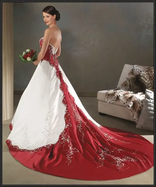 crimson bridesmaid dresses