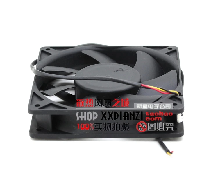 Sunon KDE1212PTB2 12025 12 V 2,6 W три проводной вентилятор стойло предупреждение