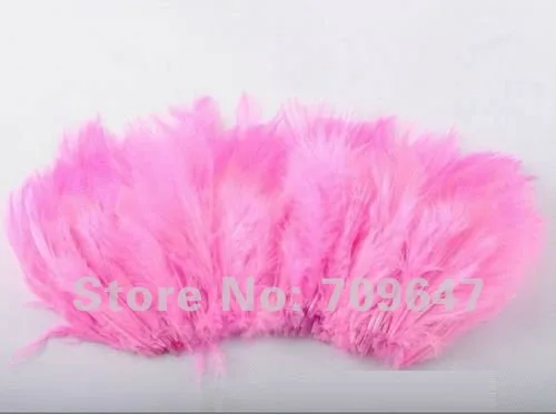 600pcs/Lot 2-4inch 6-9cm Multi-Colors Natural Rooster feathers 12colours available  free shipping