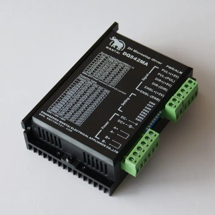 Cnc 4.2A 50VDC, 128 microstep цифровой биполярное 2ph гибридный шаговый двигатель драйвер wantai