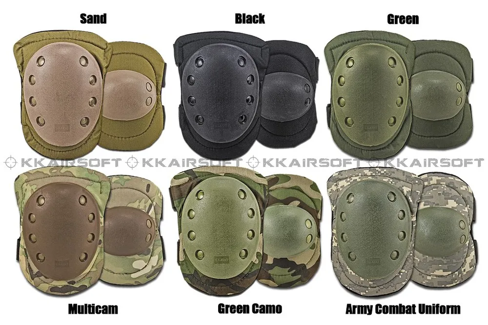 Прочные наколенники SWAT Tactical Digital Camo BK MC песок Пейнтбол Военные наколенники и налокотники