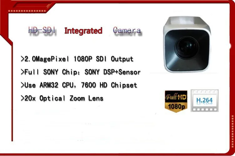 Авто фокус 20x зум PTZ IP камера HD SDI, 3g SDI cctv камера 1080P50/60fps 1080I 720 P 2,0 мегапиксельная RS485 управления WDR(широкий динамический диапазон), OSD