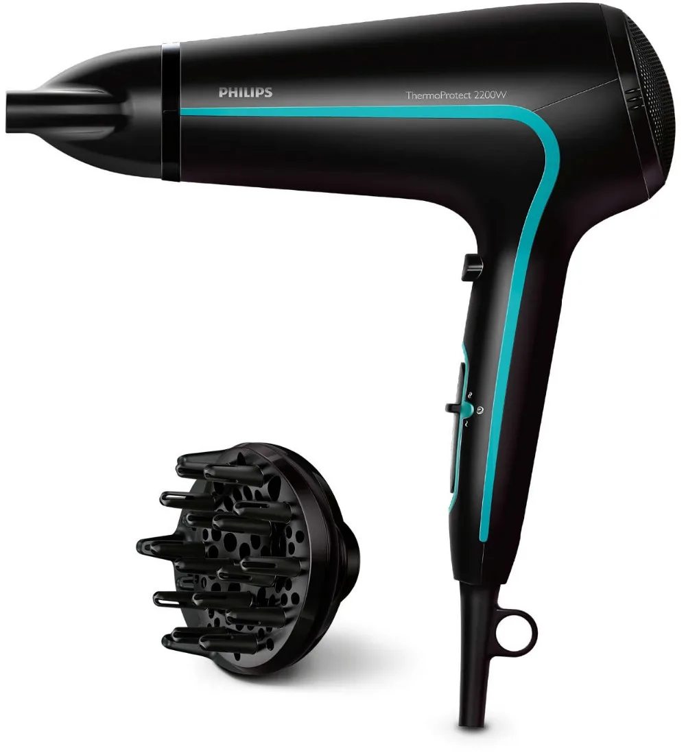 Philips DryCare Advanced Hairdryer ThermoProtect Ionic 2200W Gift set with  pouch Volume diffuser BHP942/00|hairdryer ionic|ionic hairdryersdiffuser  hairdryer - AliExpress