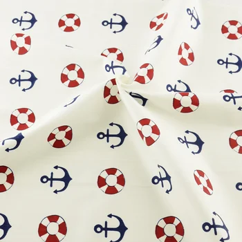 

New arrivals 50cmx160cm/piece ocean theme patterns cheap cotton fabric tilda tecido for bedding clothing quilting patchwork