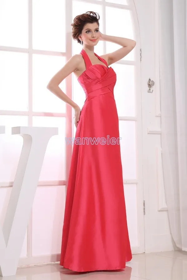 Бесплатная доставка vestidos formales 2013 высокого качества дизайнерская Свадебная платья подружек невесты красные вечерние платья-Макси Длинные