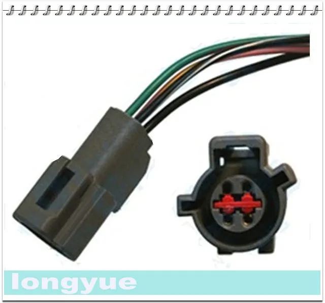 Longyue 10 шт. для Ford выхлопной кислородный датчик жгут свинья хвост разъемы для Ford автомобили грузовики 89-95 15 см провода