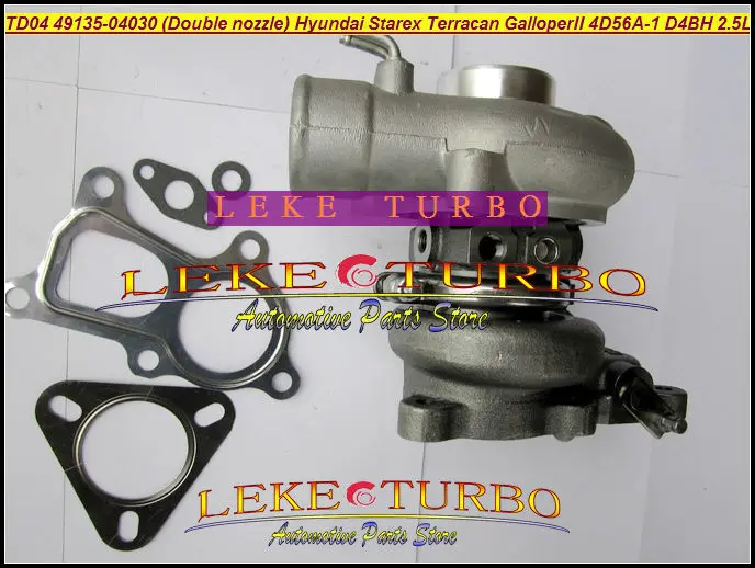 TF035 TD04 49135-04030 28200-4A210 turbo turbocharger For Hyundai Starex Libero Terracan Galloper II 4D56A-1 D4BH 2.5L (2)