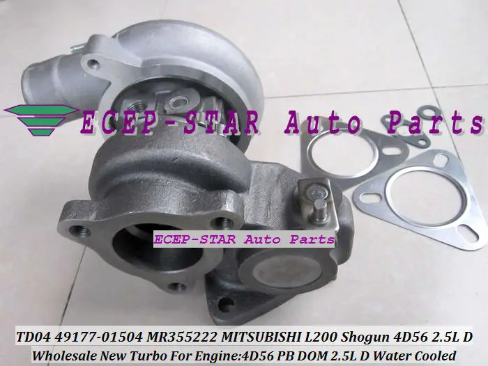 NEW TD04 49177-01504 MR355222 Turbine Turbo Turbocharger Fit For MITSUBISHI L200 Shogun Engine 4D56 PB DOM 2.5L D (3)