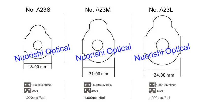 A23 1000 шт. хорошее качество объектив клейкой ленты окантовки шлифовальные блокирующие прокладки размеры 18 мм/21 мм/24 мм/17 мм Самые низкие цены