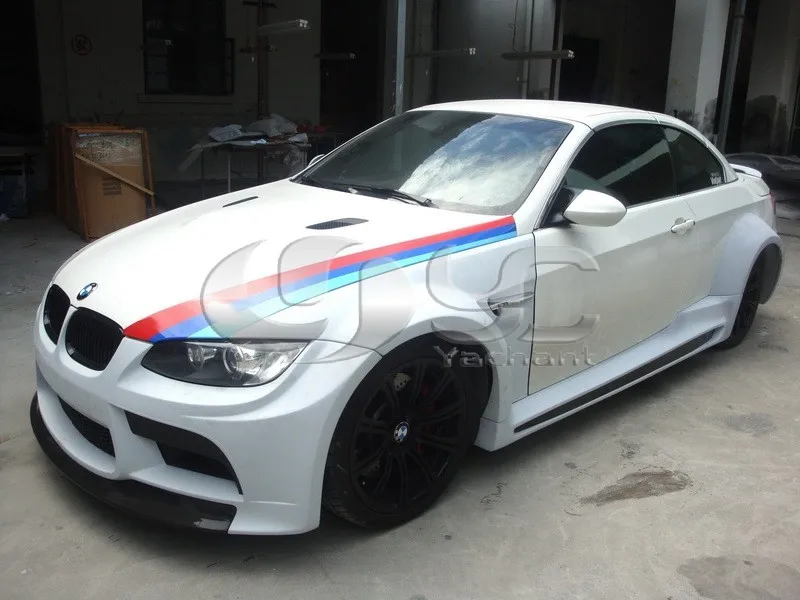 Углеродное волокно с FRP стеклом VRS GTRS3 стиль Widebody комплект подходит для BMW E92 E93 M3