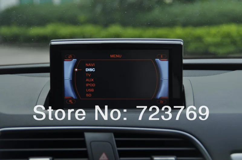 Sale For Audi Q3 DVD Navigation system (2013) with bluetooth/ touchscreen/ ipod connector 3