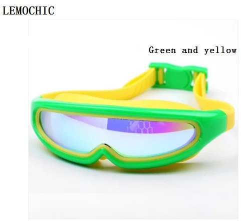green and yellow Natacion близорукость женщины профессиональный gafas высокое качество плавательные очки плавать очки для мужчин плавание очки - Цвет: green and yellow
