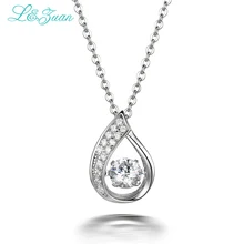 L& zuan 925 пробы silve 0.77ct камень Япония Смарт серии move каменные подвесные украшения с серебряной цепочкой Рождественский подарок