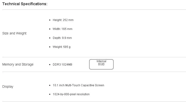 Boda завод планшеты 1" Android 4,2 8G планшетный ПК, двухъядерный Allwinner A20 1,2 ГГц 1G емкостный сенсорный экран HDMI Wifi
