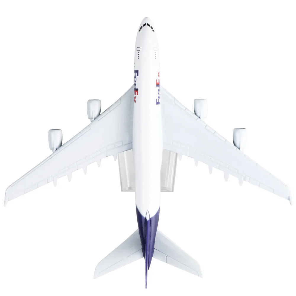 FEDEX Airbus 380 federal 16 см металлические модели самолетов для детей подарок на день