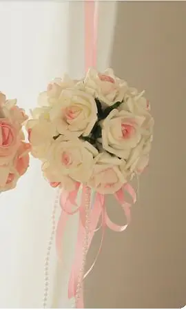 HOT SALE!!! (11cm+14cm+16cm+18cm+22cm) 5PCS SET OF FOAM ROSE BALL, WEDDING DECORATION ,HANGING *FREE SHIPPING VIA EMS*