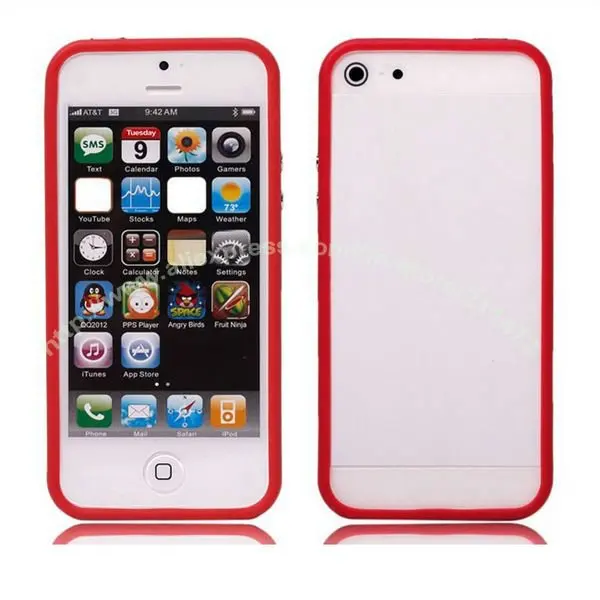 100 шт./лот DHL. мягкий ТПУ бампер для iPhone 5 5G, силиконовый чехол для iPhone 5 с розничной упаковке