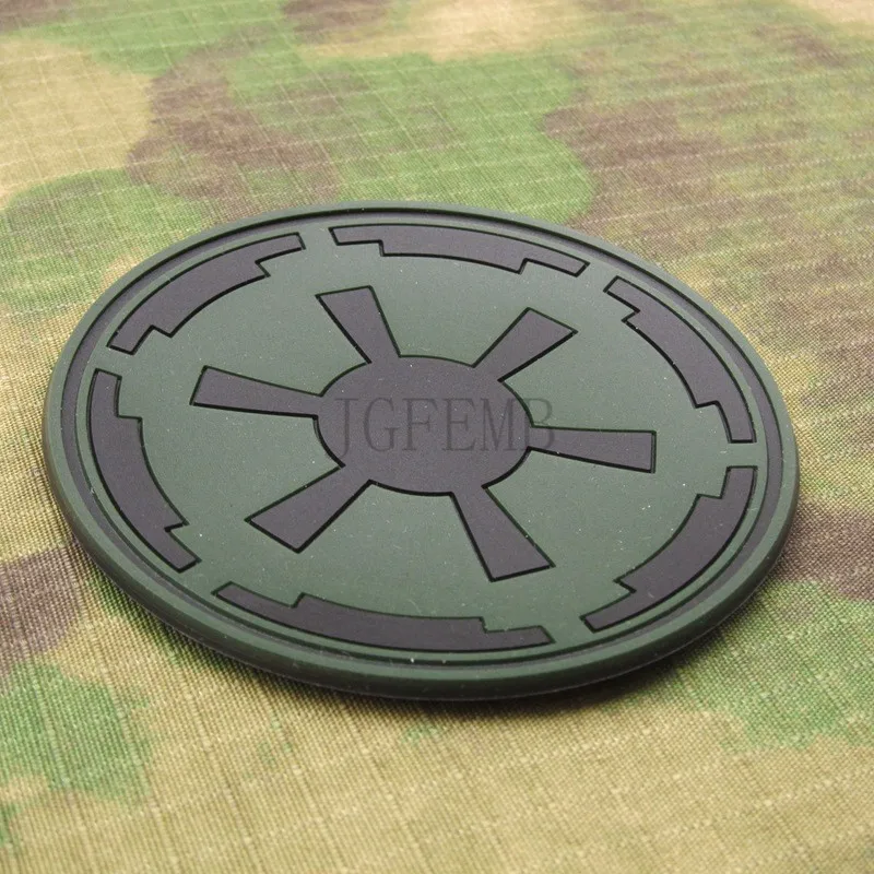Зеленая имперская Военная тактика 3D ПВХ патч значки PB1248