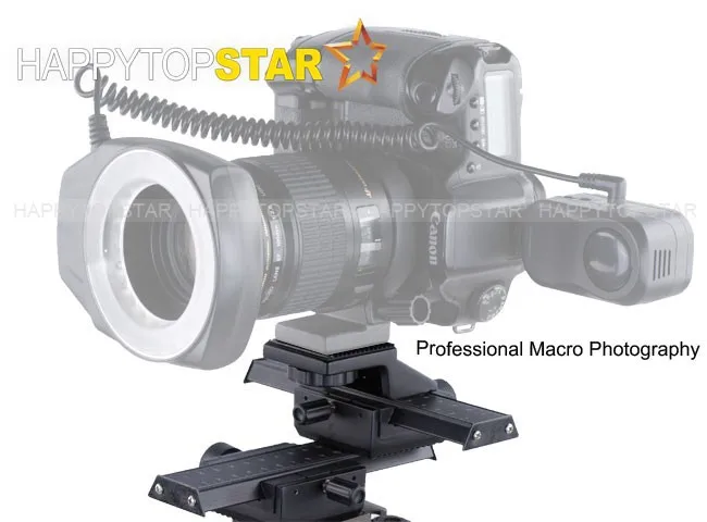 4 пути Макросъемка Фокусировочный рельс слайдер для Canon Nikon Pentax Olympus ВСЕ DSLR DC со стандартным резьбовым отверстием 1/4"