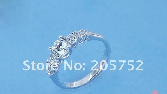 Sterling Silver & Stone Наборы для ухода за кожей красивые Обручение кольцо натуральная 925 пробы Серебряные ювелирные изделия
