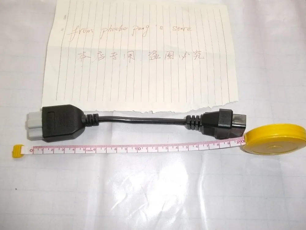DHL EMS Быстрая Высокое качество 5 pin 5Pin штекер OBDII 16 Pin гнездо для Honda16 контактный разъем Диагностический адаптер кабель