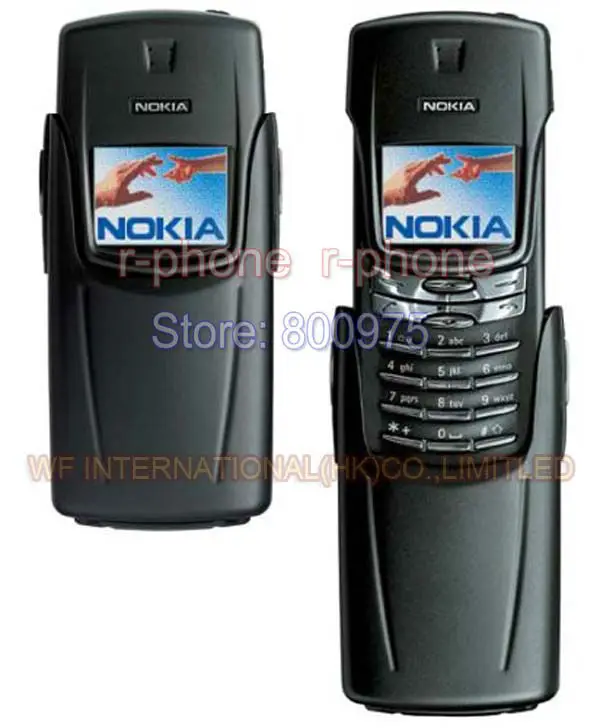 NOKIA 8910 Refurbished Mobile Phone Titanium Repainted housing 2G GSM 900/1800 Russian Keyboard Original Unlocked backmarket phones