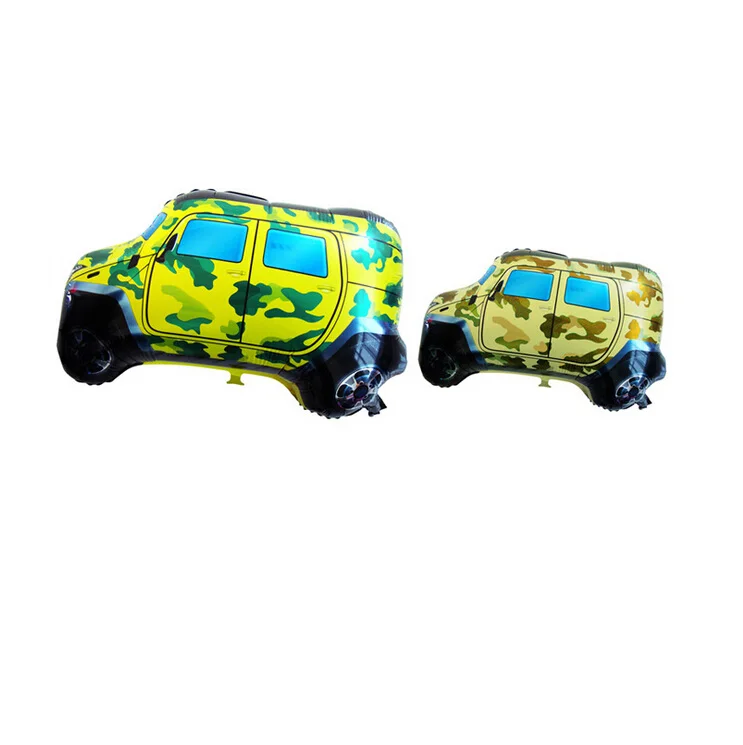 1Pc/lot Jeep Car Foil cartoon balloon for children's toys wholesale for