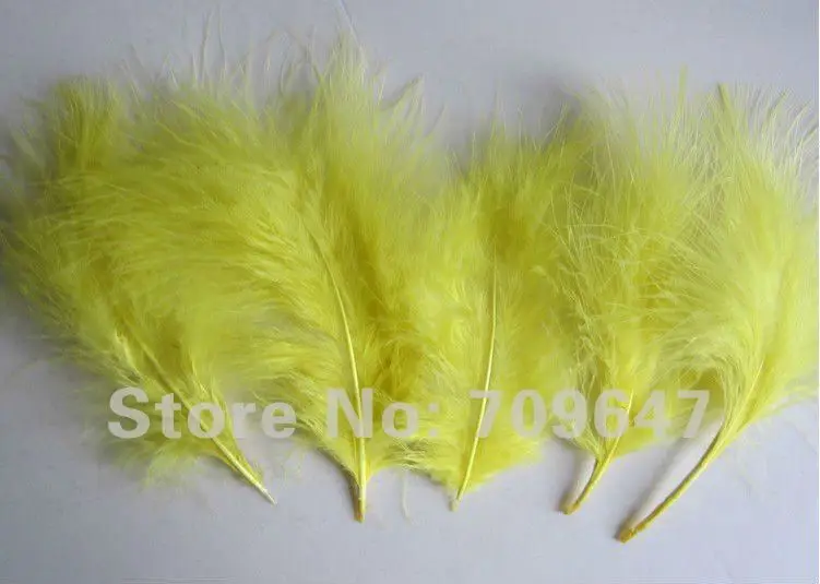 New! Hot sale! 600pcs/Lot  12-16cm Marabou Turkey Feathers 7colours available free shipping