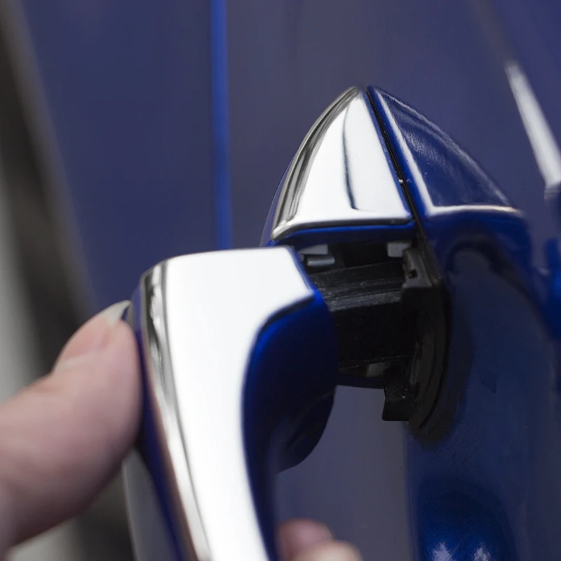 Стайлинг автомобиля отделка дверной ручки наклейки из нержавеющей стали