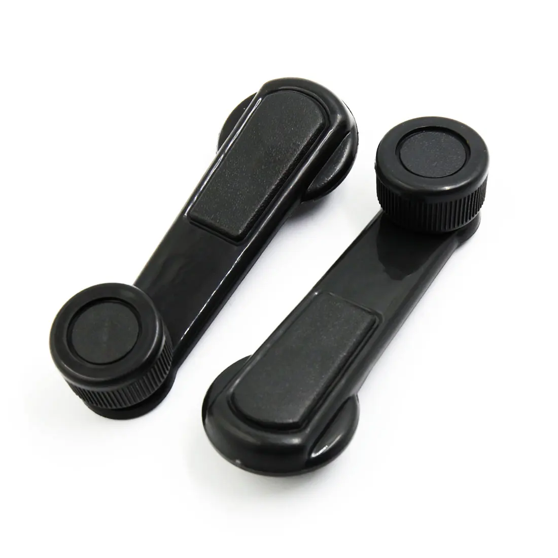 X Autohaux 2 Pieces Black Plastic Window Winders Cranks Handle Lever
