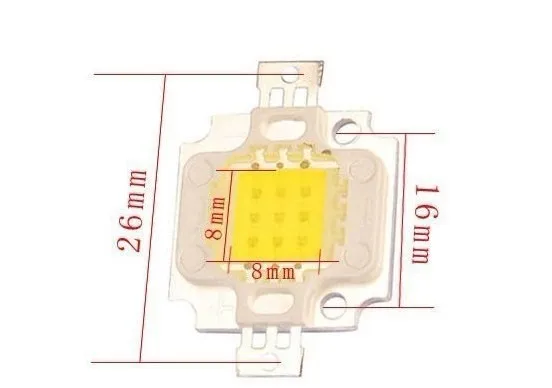 5 шт. 10 Вт Epistar высокого Мощность светодиодный светильник 250LM DC10.5-12V 1000mA голубой цвет 460-470NM
