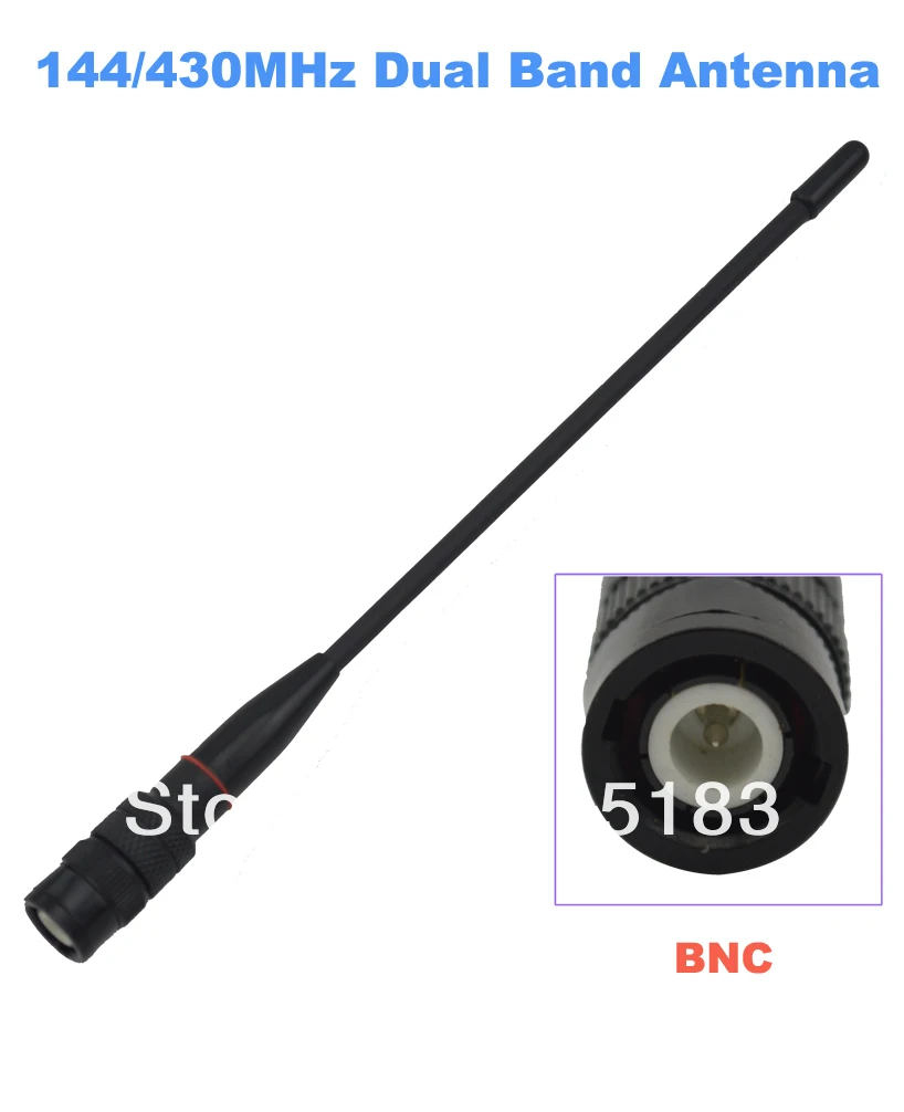 J0125A BNC разъем 144/430 МГц двухдиапазонная антенна для портативного двухстороннего радио