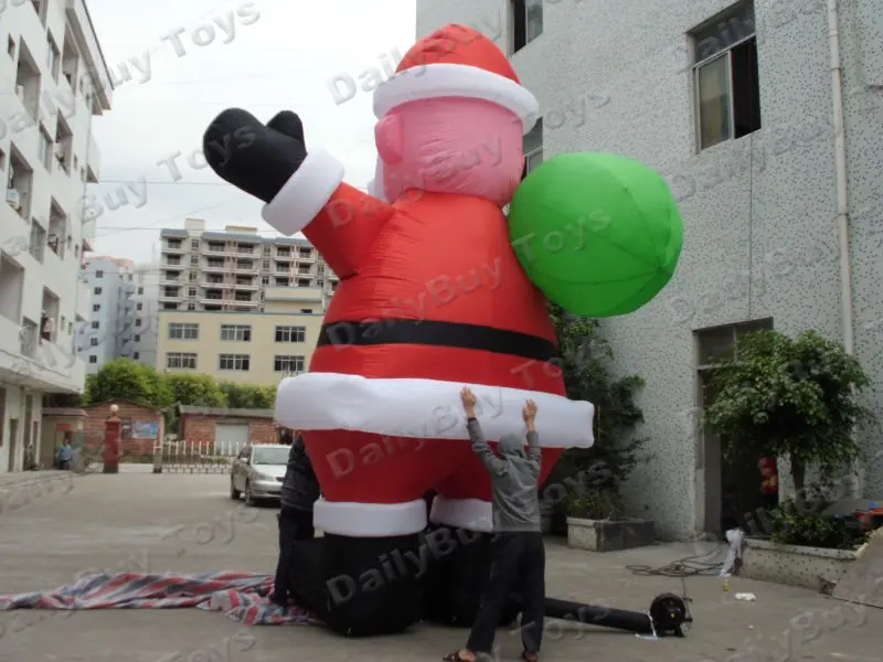 Dc02 надувные Санта Клаус фонтанная украшения ce/ul Fan 6 м 20ft высокое горячей продажи Новогоднее украшение отец Рождественская куклы