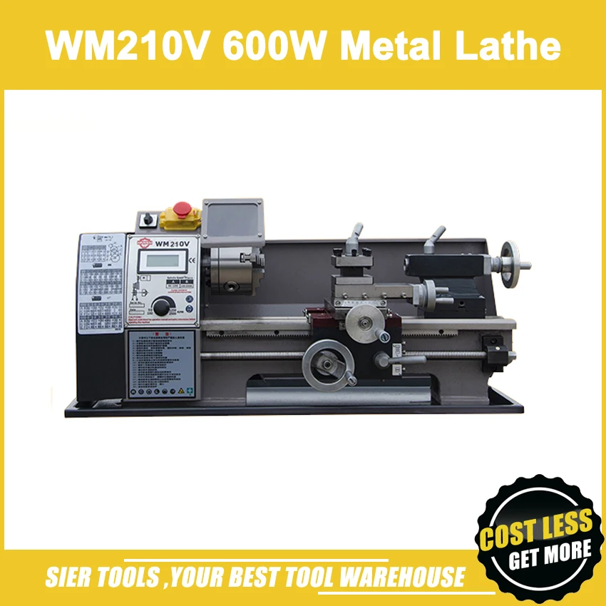 

WM210V 600W Metal Lathe/All Steel Gear Lathe Machine/Mini Lathe
