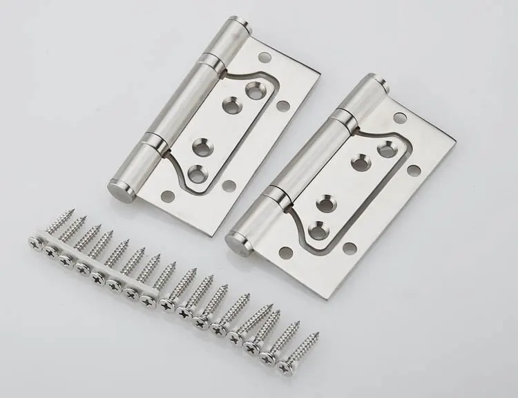 1 пара 4 ''Нержавеющая сталь Дверные петли картинка в петли Heavy Duty Петли нового