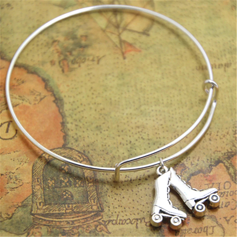 12 шт./лот браслет для роликовых коньков очаровательные браслеты регулируемые