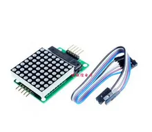 Бесплатная доставка! MAX7219 точечная матрица Дисплей/scm/LED матрица/8×8/51 Дисплей Интерфейс