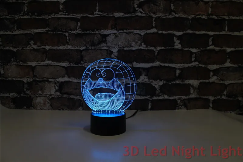 Free Shipping Living Room Table Light 3D Led Japanese anime Cartoon Nighting Light with CE and UL Certificate
