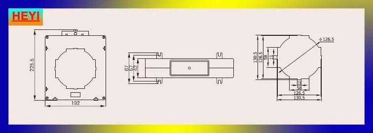 КЛАСС 0.5 шина ct msq-125 2500/5A MSQ трансформатор тока